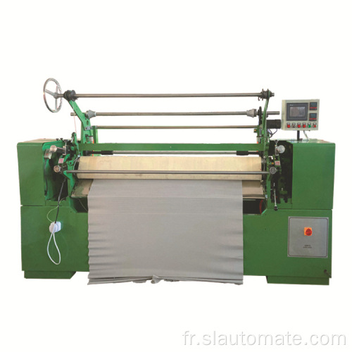 Machine de plissage du tissu de rideau